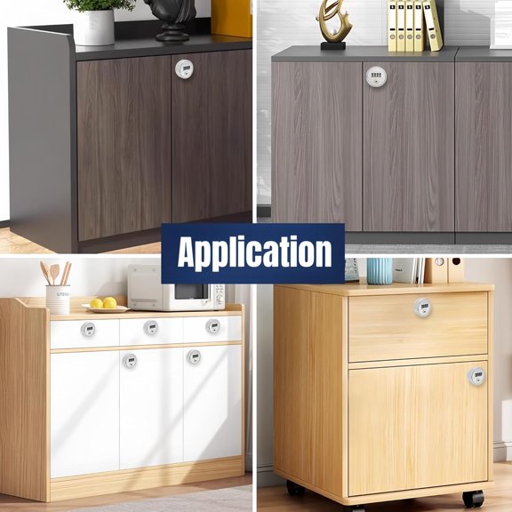 Large Combination Cabinet Cam Lock with Key,4-Dial Combi-cam Locks for cabinets,zinc Alloy Password Code Drawer-Lock with 26mm Cylinder Security Locks for Cabinet Filing Drawers Mailbox