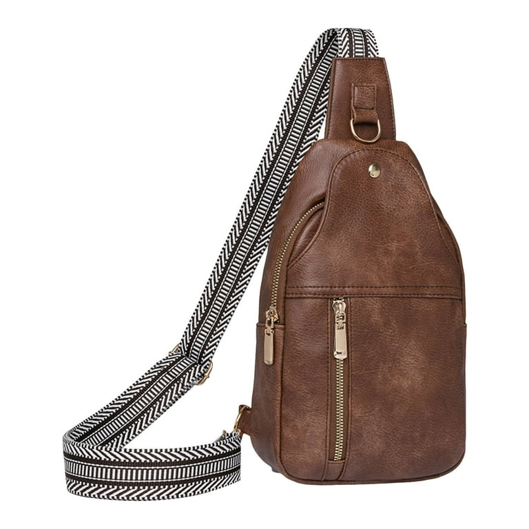 Leather messenger bag with water bottle holder store