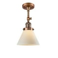 thumbnail image 1 of 1 Light Vintage Dimmable Led Semi-Flush Mount, 1 of 4