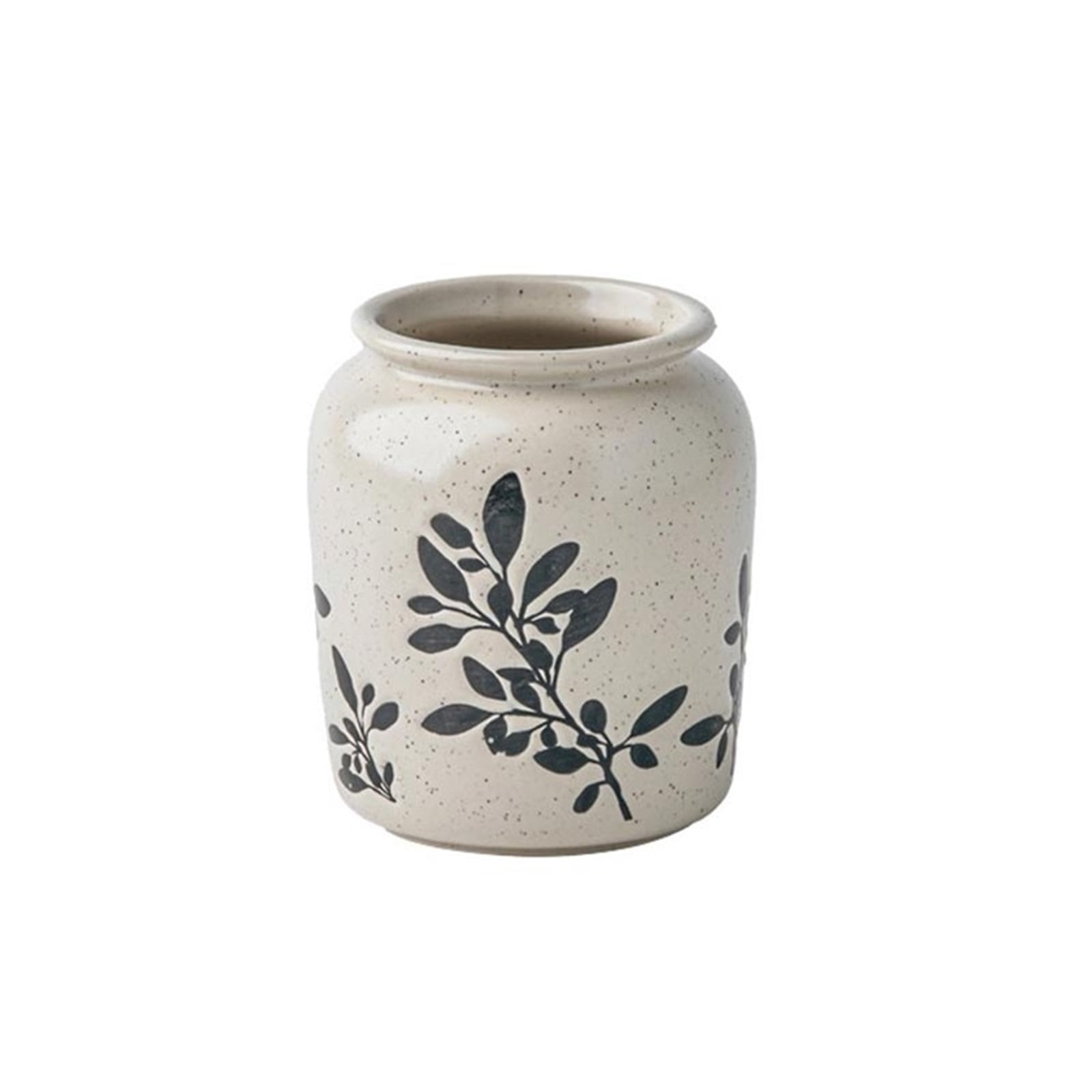 Large Cooking Utensil Holder for Kitchen Counter, Ceramic Utensil Crock for Countertop