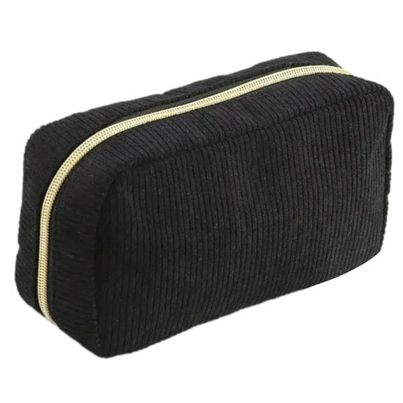 Large Corduroy Pencil Case High Capacity Pen Pouches Pencil Organizers Bag