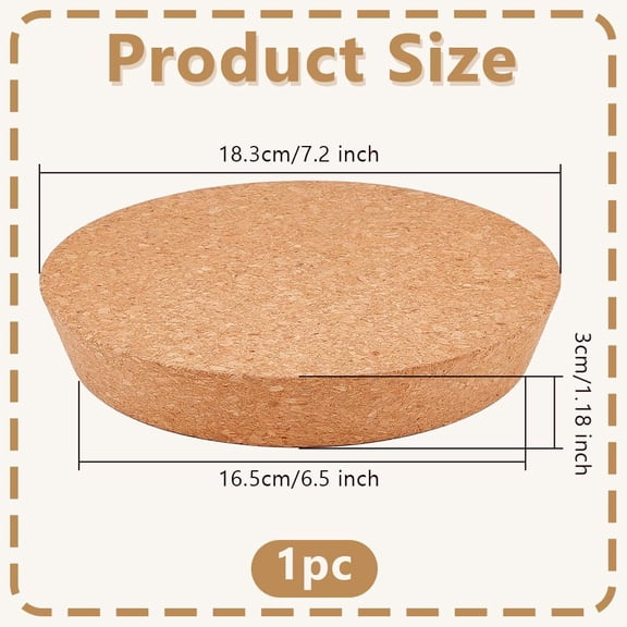 Large Cork Bottle Stoppers 6.57.2 Inch Tan Conical Cork Plugs for Kitchen Wedding Favor Canning