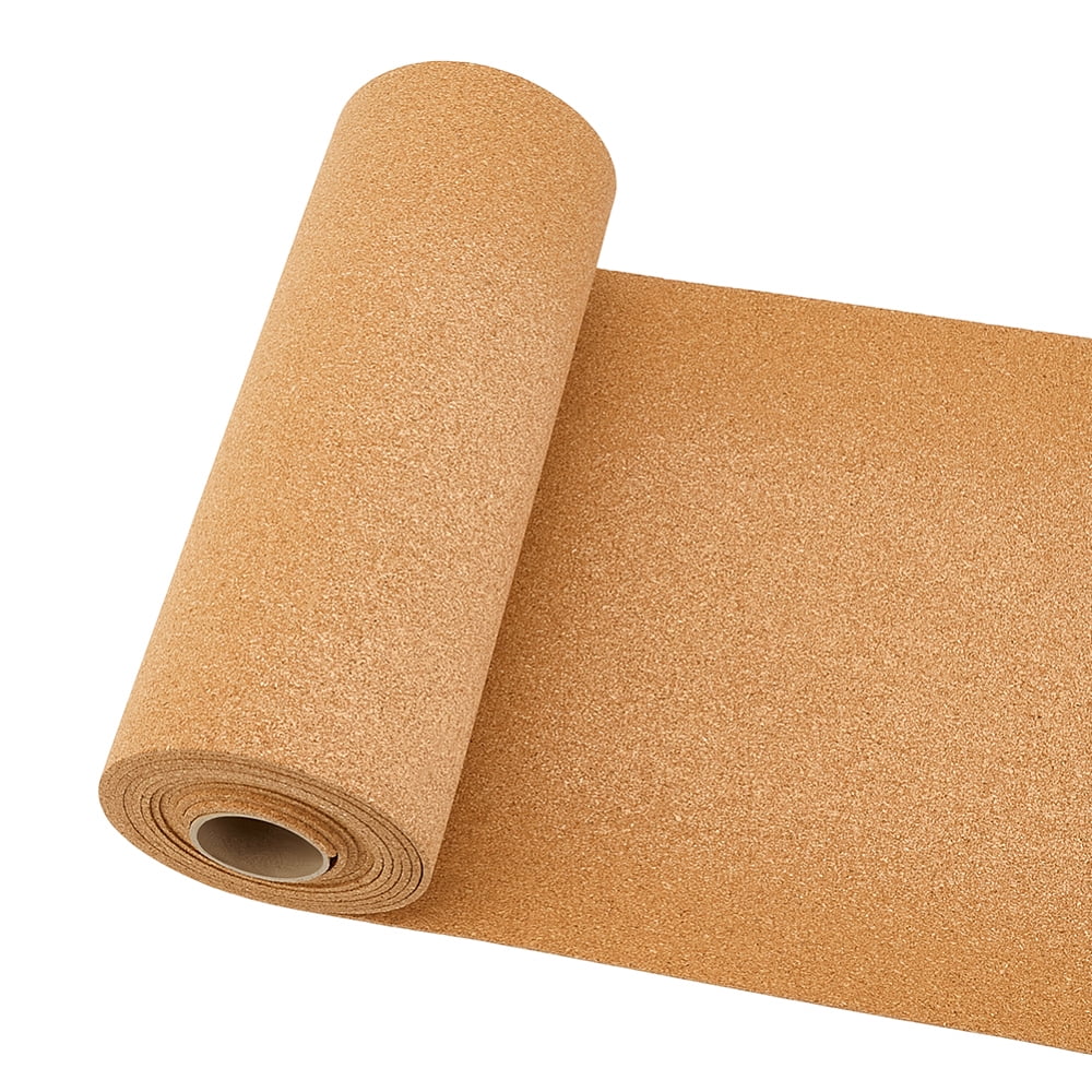 Large Cork Roll 118x11.9 Inch Cork Board Roll 1/8 Inch Thick Natural Corks Rolls Bulletin Boards Decorative Photo and Message Push Pin Displays