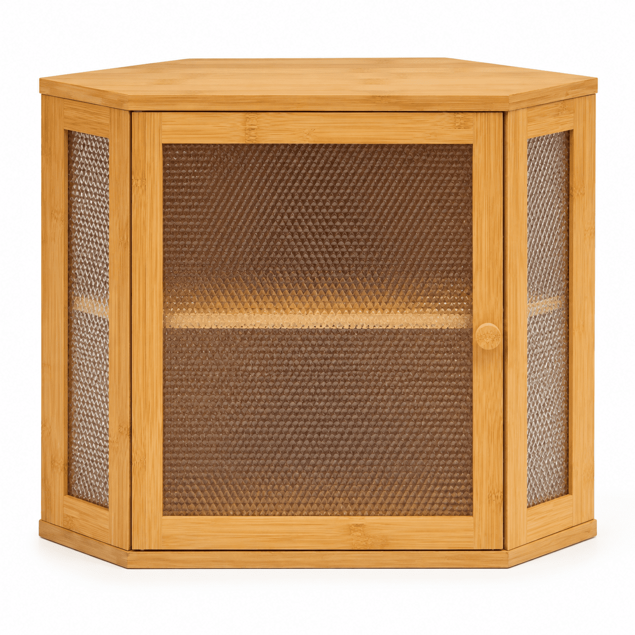 Large Corner Bread Box for Kitchen Countertop, Double-Layer Farmhouse ...