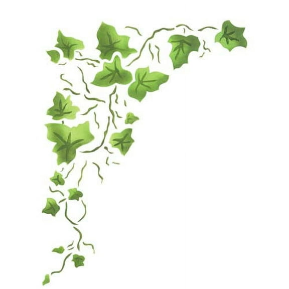 Large Corner Ivy Wall Stencil SKU #310C by Designer Stencils