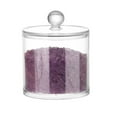 thumbnail image 1 of Large Cotton Ball And Swab Dispenser Jar, Clear Acrylic Cosmetic Storage Organizer With Easy Lid Access Keeps Cotton Pads Neatly Stored, Bathroom Vanity Makeup Organizer for Home Dorms, 1 of 6