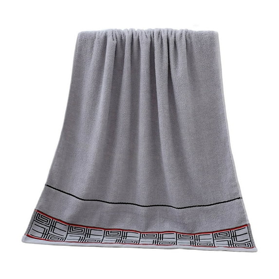 Large Cotton Bath Towel 28 x 55 Inches Super Absorbent Quick Drying Lightweight for Gym Travel Hotel Spa Daily Use 380g