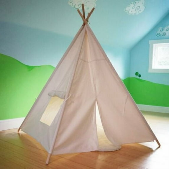 Large Cotton Canvas Teepee Tent for Kids