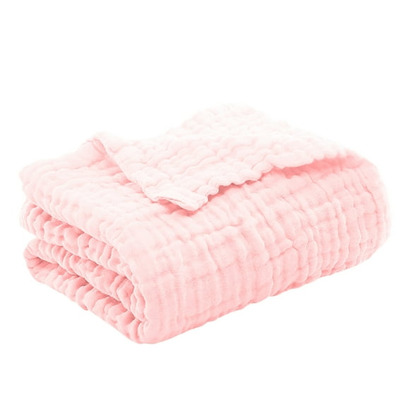 Large Cotton Muslin Throw Blanket Lightweight & Breathable, Cooling Gauze Blanket for All Seasons, Soft Pre-Washed Thin Blanket for Couch Bed, Boho Home Decor Gift for Women Men