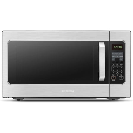 Large Countertop Microwave with Smart Sensor, Auto Defrost, ECO Mode, Mute Option & 16.5" Position Memory Turntable, 2.2 Cu Ft, 1200W, Stainless Steel