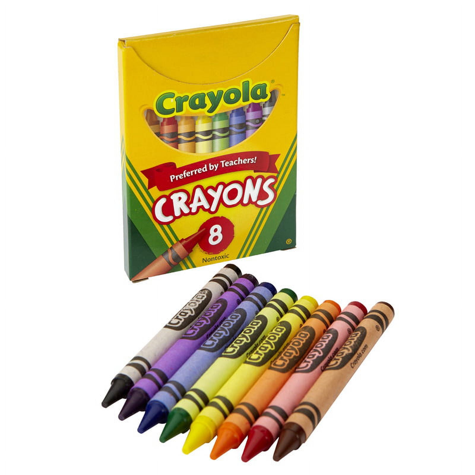 Large Crayons, Tuck Box, 8 Count (8 Crayons)