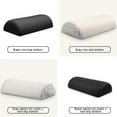 thumbnail image 1 of Large Crescent-Shaped Support Pillow For Legs Knees Lower Back Head, Lumbar Support Cushion For Bed With Ankles Feet Comfort Enhancement, Half-Moon Footrest Cushion For Resting, 1 of 7