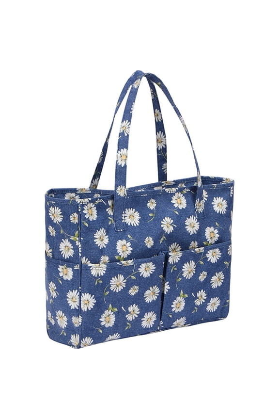 Large Crochet Bag Knitting Bags Totes Organizer, Traveling Crochet Bags Yarn Bag for Carrying Crochet Hooks, Knitting Kit, Skein Yarn Wool, Project, Knitting & Crochet