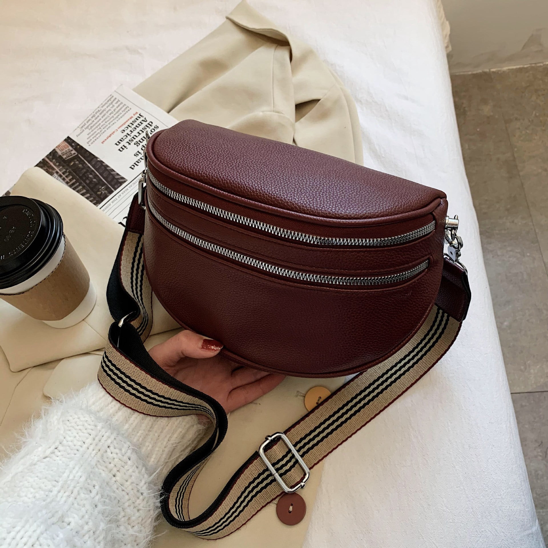 Large Crossbody Bags for Women Bum Bags with Shoulder Strap Wallets Purse Handbags