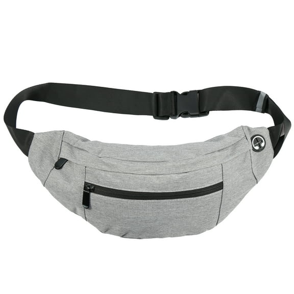 Large Crossbody Fanny Pack with 4-Zipper Pockets,Gifts for Enjoy Sports Festival Workout Traveling Running Casual Hands-Free Wallets Waist Pack Phone Bag Fits All Phones