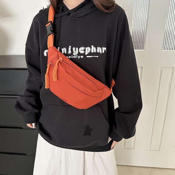 Large Crossbody Fanny Pack Multifunctional Sports Shoulder Bag - Large Capacity -Theft Cloth Crossbody Running Waist Bag Deal of The Week Fmlxio