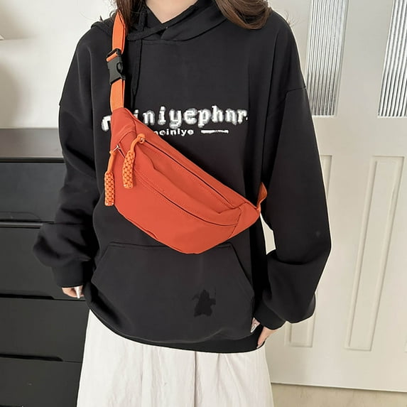 Large Crossbody Fanny Pack Multifunctional Sports Shoulder Bag - Large Capacity -Theft Cloth Crossbody Running Waist Bag Deal of The Week Fmlxio