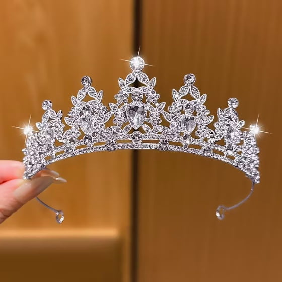 Large Crown Headband - Stylish Birthday Tiara & Fashion Hair Accessory for Daily Wear