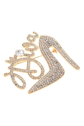 Large Crystal "DIVA" Brooch