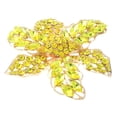 thumbnail image 1 of Large Crystal Flower Brooch, 1 of 2