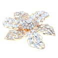 thumbnail image 1 of Large Crystal Flower Brooch, 1 of 2