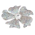 thumbnail image 1 of Large Crystal Flower Brooch, 1 of 2