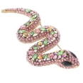 thumbnail image 1 of Large Crystal Snake Brooch, 1 of 2