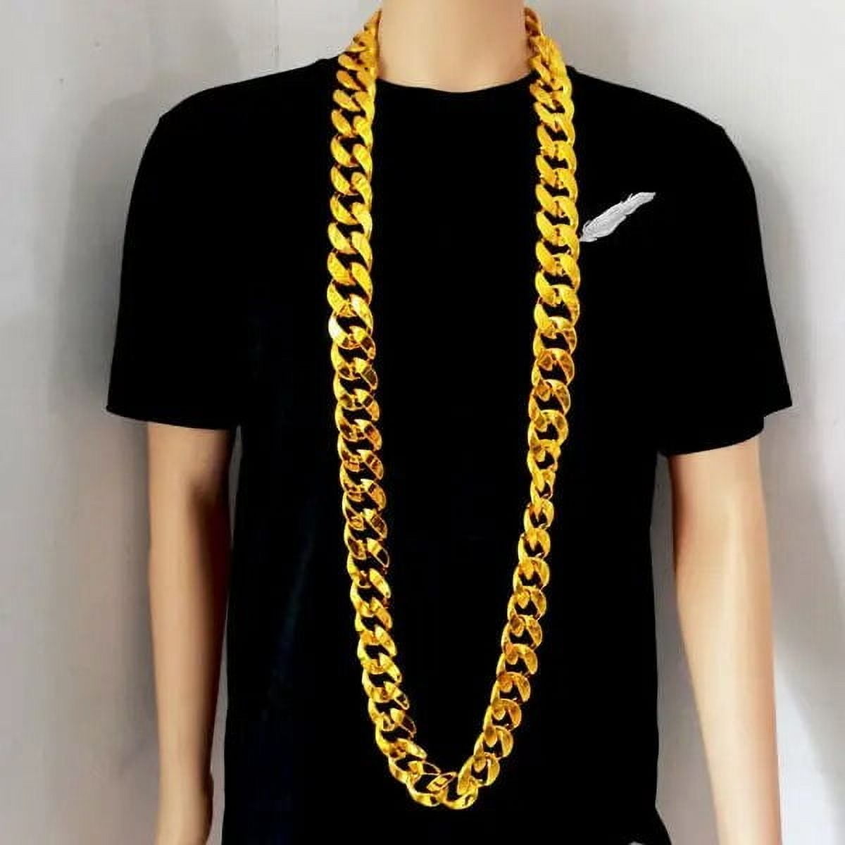 Large Cuban Link Chain Necklace Men Women Exaggerated Heavy Thick ...