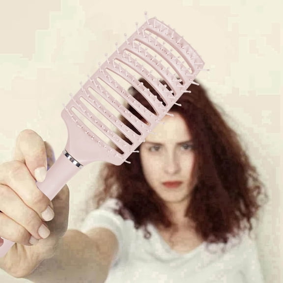 Large Curved Comb High Hair Styling Brush Detangling Root Massage Household Rib Comb For Men Women Unmanageable Hair