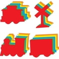 thumbnail image 1 of SHAPES ETC.  Large Cut-Out Set - Assorted Color Train, 1 of 1
