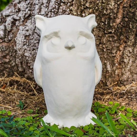 Large Cute Smooth Owl 8" IN STOCK Ceramic Bisque Ready To Paint Pottery