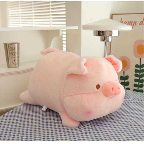 Large Cute Soft Plush Pig Stuffed Animal Doll 35Cm For Kids Children'S Toy Sleeping Companion