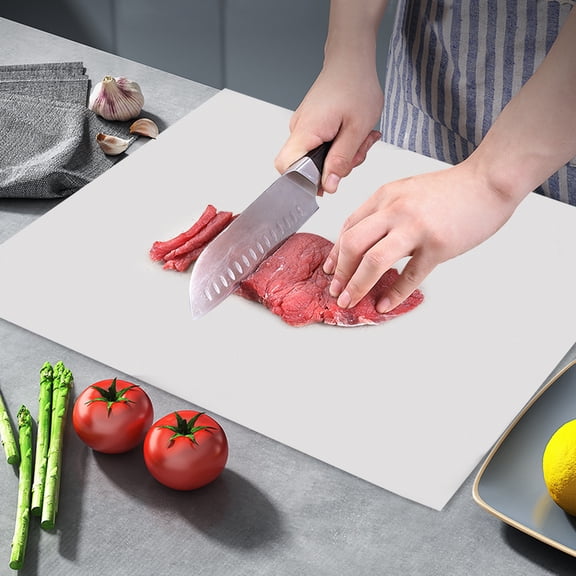 Large Cutting Boards Stainless Steel Cutting Board Kitchen Non-Slip L Shape Pastry Board Cutting Mats Stainless Steel Chopping Board Metal Cutting Board (Size: 23.6*15.7)