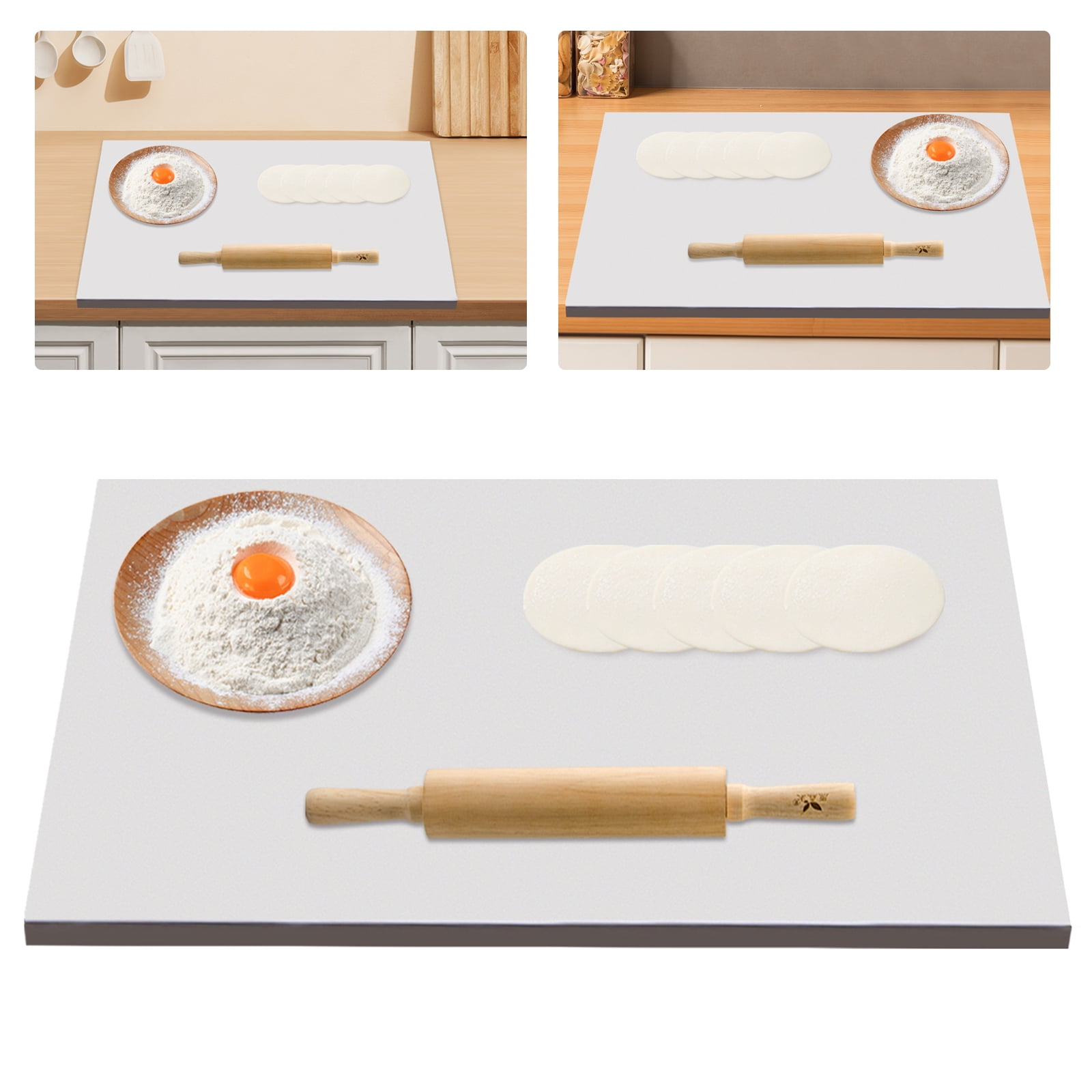 Large Cutting Boards, Stainless Steel Cutting Board Kitchen, Non-Slip “L” Shape Pastry Board, Cutting Mats, Stainless Steel Chopping Board, Metal Cutting Board (Size: 60X40cm)