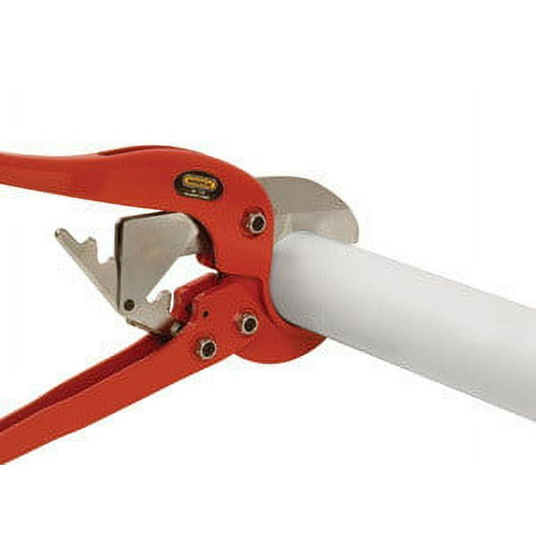 PVC Cutter, Up to 2-1/2, PVC Pipe Cutter 2 Inch, ABS Pipe Cutter, Ratchet  Pipe Cutter Heavy-Duty, Pex Cutting Tool, PEX Pipe Cutter for Cutting PEX