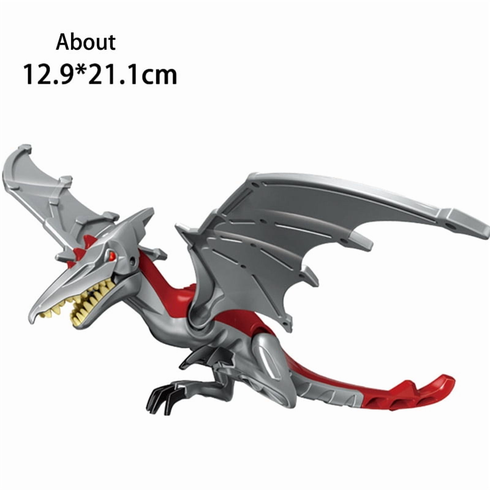 Large DIY Jurassic Dinosaur Spine Predatory Dinosaur Southern Giant Beast Dragon Building Block Educational Toy for Children