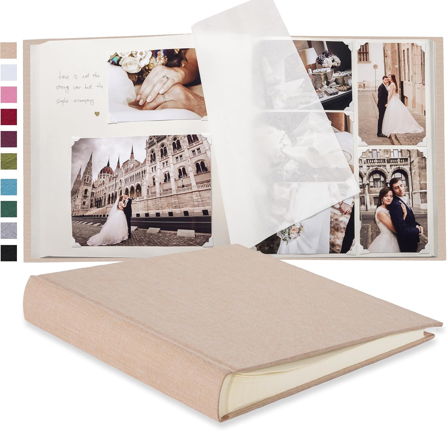 Large DIY Adventure Book Photo Album - 13x11.5 Inch, 40 Pages, Self-Adhesive For 3x5 To 8x10 Photos, Inspired By Disney's 'Up'
