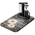 thumbnail image 1 of Large Daisy Board Coffee Drying Mat - Rustic Wooden Plank Design, Fast Drying - Adds Country Chic Decor to Any Kitchen, 1 of 7