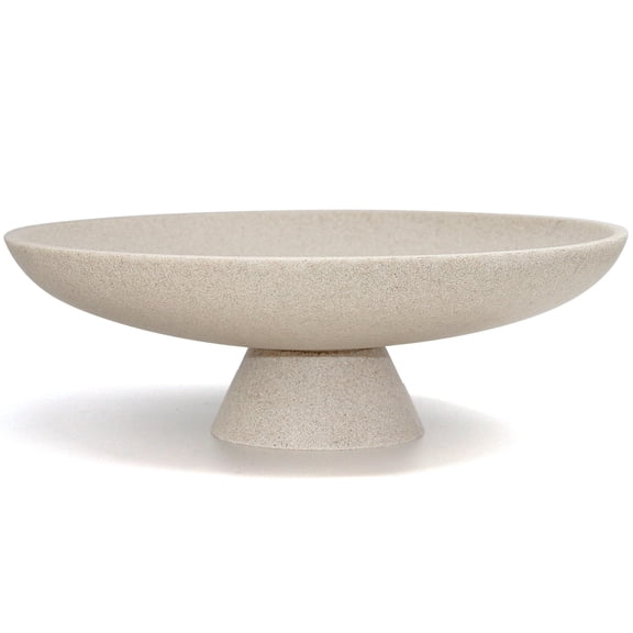 Large Decorative Bowl, Resin Pedestal Fruit Bowl