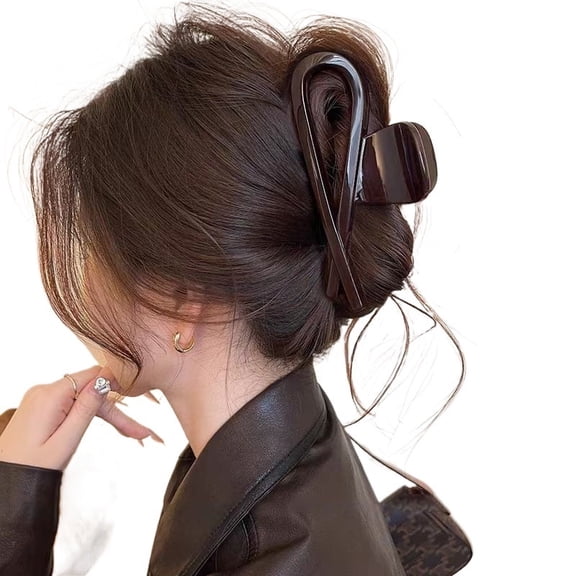 Large Decorative Hair Clips for Thick and Curly Hair Elegant Hair Accessories for Women, Strong Hold Snap Clips for Daily Styling, Updos, and Parties