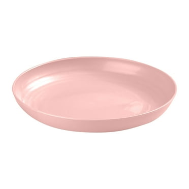 Large Deep Plastic Plates , 11 Inch Dinner Plates, Unbreakable And Reusable Light Weight Dinner Plates Pasta and Dumpling Bowl,Outdoor for Picnic, Camping