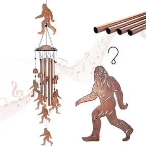 Large Deep Tone Metal Wind Chimes, 35 Inch Hand-Tuned Pipes for Outside, Garden Patio Yard Decor, Melodic Symphony Bell Windchime for Home, Unique Housewarming Gift
