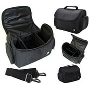 Large Deluxe Camera Carrying Case For Panasonic Lumix DC-FZ80 DMC-FZ2500