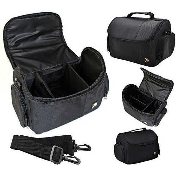 Large Deluxe Camera Carrying Case For Panasonic Lumix DC-FZ80 DMC-FZ2500