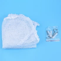 Large Deluxe Toy Storage Net, Corner Stuffed Animal Organizer, Kids Toy Room Storage Solution, White Poly Material, 120x90x90cm, Durable Toy Holder for Children of All Ages