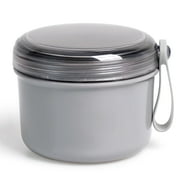 Large Denture Case, No-Leak Denture Container Cups for Soaking Full & Partial Dentures, Retainer Cleaning Box, Denture Bath Cup for Home Travel