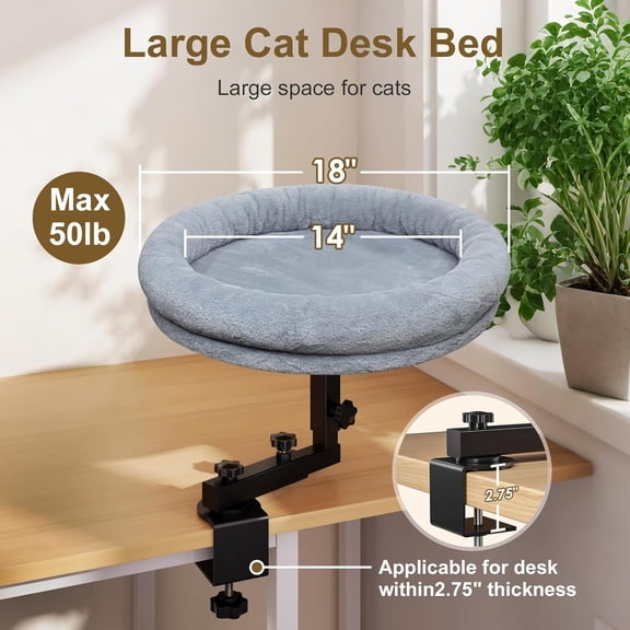 Large Desk Bed