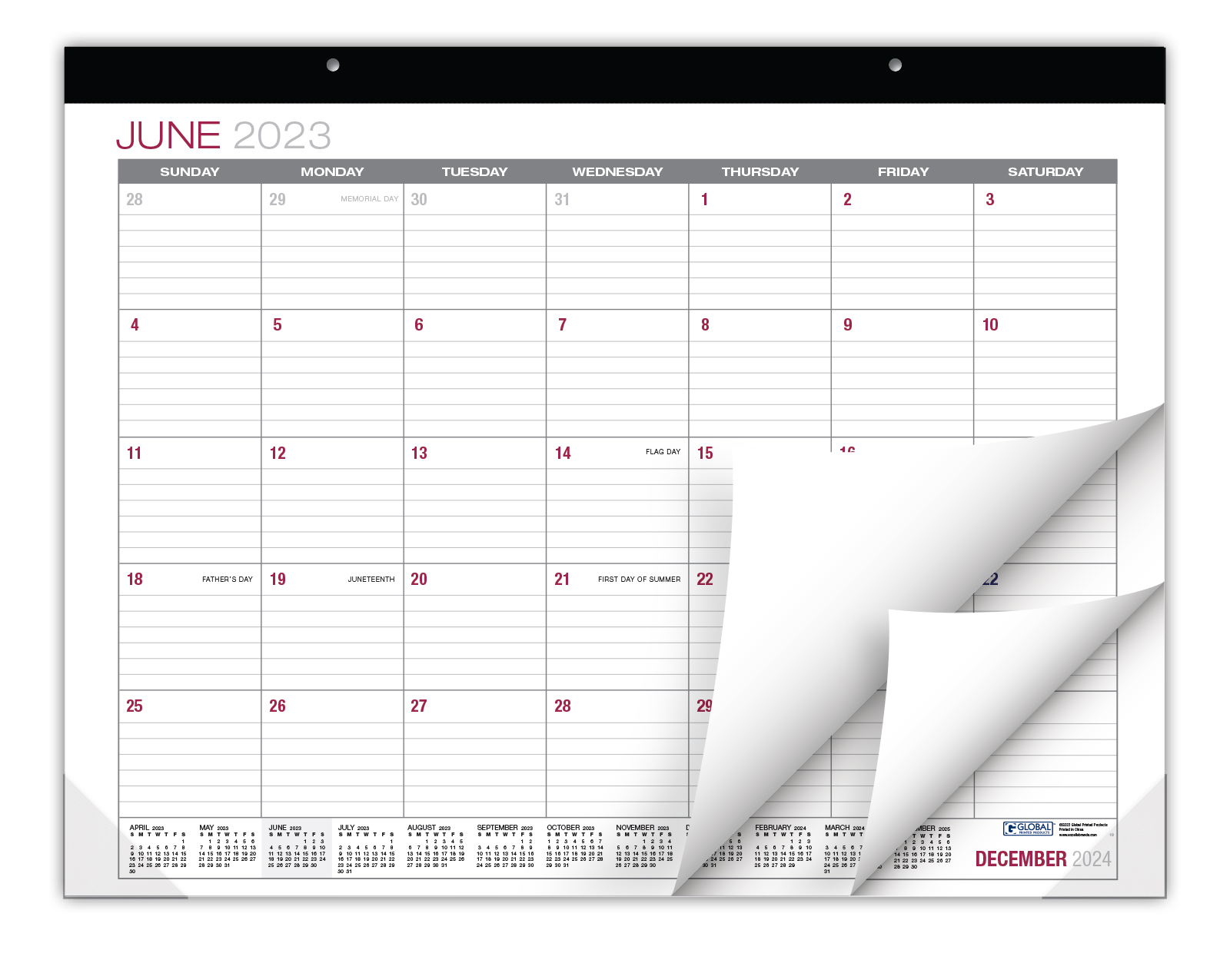 2023 2024 Calendar Wall Calendar Runs from Oct 23 to Dec 2024 15