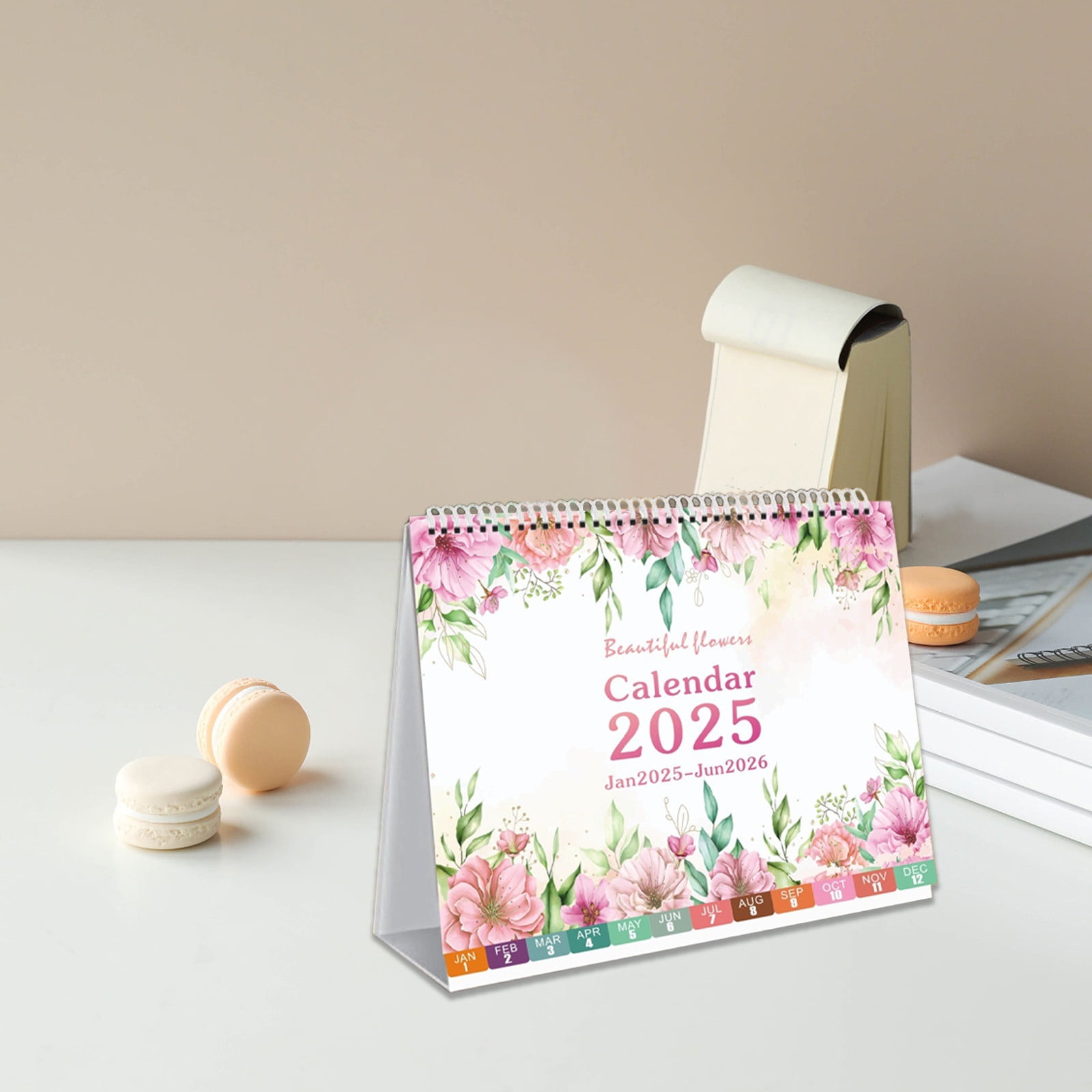 Large Desk Calendar 20242025 with Desk Protecting Pad, Runs From Now