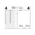 thumbnail image 1 of Large Desk Calendar Refill, 4.5 x 8, White Sheets, 12-Month (Jan to Dec): 2024 | Bundle of 5 Each, 1 of 3